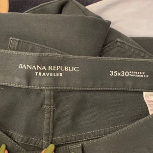 Mens Banana Republic traveler pants 35x30